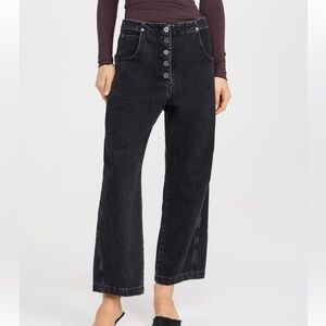 Rachel Comey Black Wide-Leg Jeans